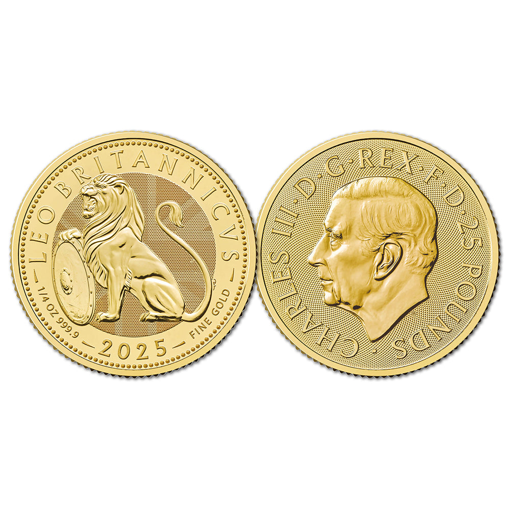 2025 British Lion 1/4 oz Gold Coin