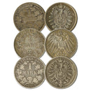 3 Imperial German 1 Mark Coins_CXC0366