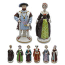 Henry VIII and Six Wives Stizendorf Procelain Figures_CXG1174