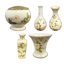 Wedgwood Wild Strawberry Five Assorted Vases_CXG1177