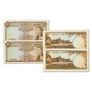 Jersey 1963 Pair consecutive 10/- Notes, both being AU with light centr fold. Rare as pair.