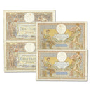 France 1938 Consecutive pair 100 Franc Notes, both circulated but vibrant (pick