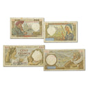 France German Occupation1941-2 50 + 100 Franc Notes. Pick