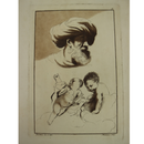 A pair of prints by Stefano Mulinari, after works by Guercino, published in 1794