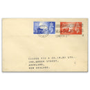 1948 Liberation, London slogan 'British Industries Fair May 3rd-14th 1948 '