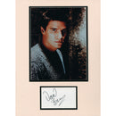 David Boreanaz -  Autograph - Signature Mounted with Colour Photograph