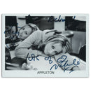 Nicole & Natalie Appleton - Autograph - Signed Black and White Photograph_UFP7164