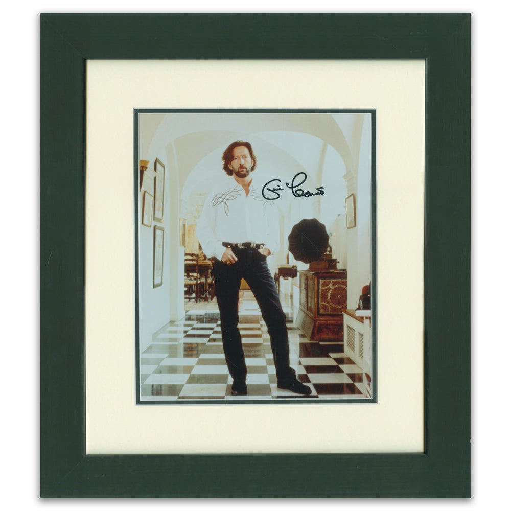Eric Clapton Framed Autograph Eric Clapton Framed Autograph