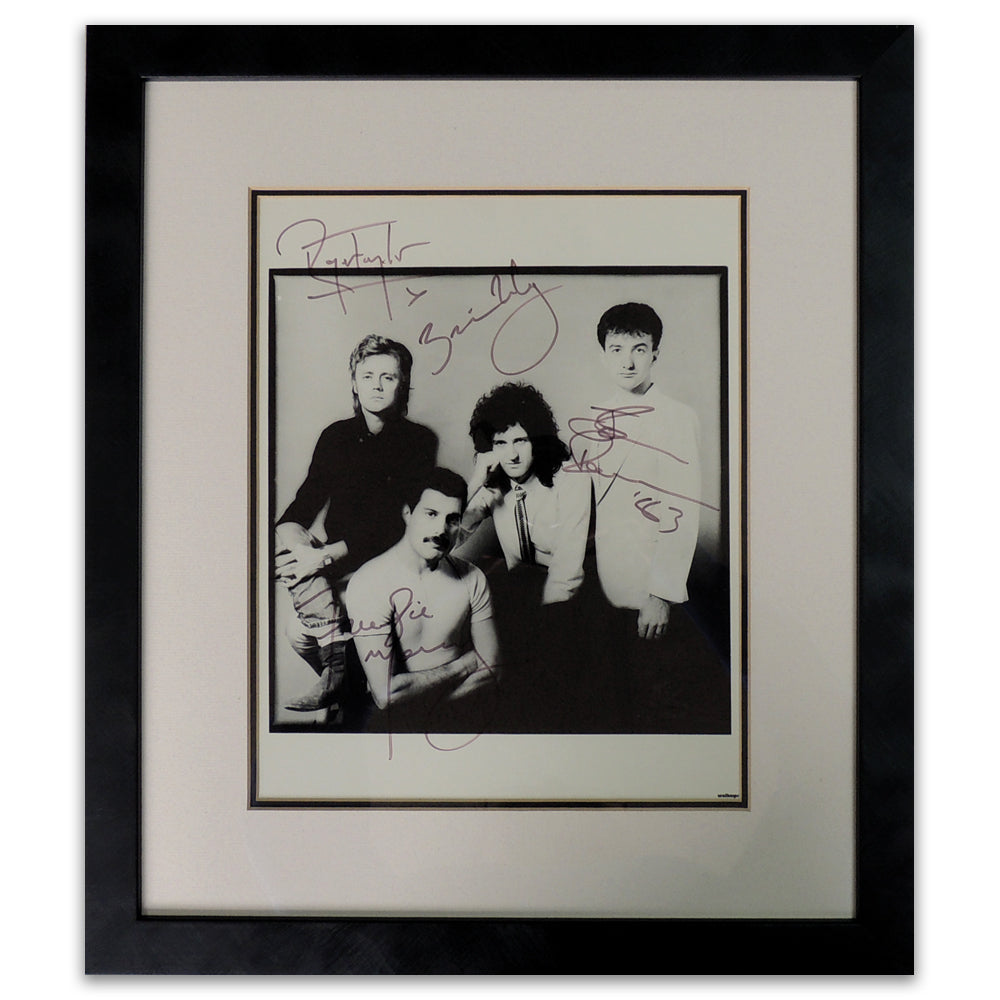Queen (Mercury, Taylor, May, Deacon) Autograph