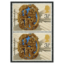 GB 1974  3 1/2p Christmas Phosphor Omitted. Fine u/m SG 966Ey Variety