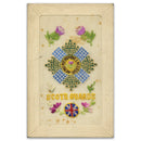 WWI Silk Postcard - Scots Guards