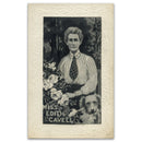 WWI Silk Postcard - Edith Cavell