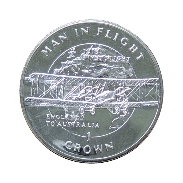 IOM 1994 Man in Flight England to Australia Crown