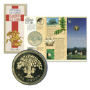 1987 Brilliant Uncirculated English £1 Coin in Folder