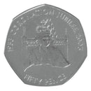 2003 Jersey Coronation Jubilee Throne 50p Coin CBN921