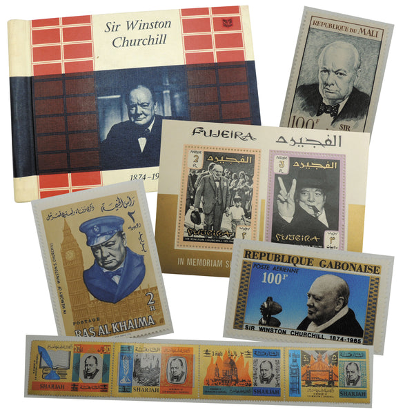 Sir Winston Churchill Mint Collection of Commemorative Stamps CLN2749