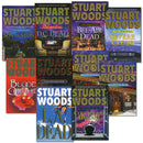 Stuart Woods Signed Hardback Books - Set of 10 CXB0317