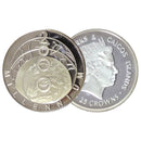 2000 Turks & Caicos Millenium silver 25 Crowns