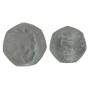 1997 Mis-strike 50p coin CXC0239