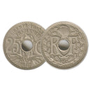1920 France 25 centime error