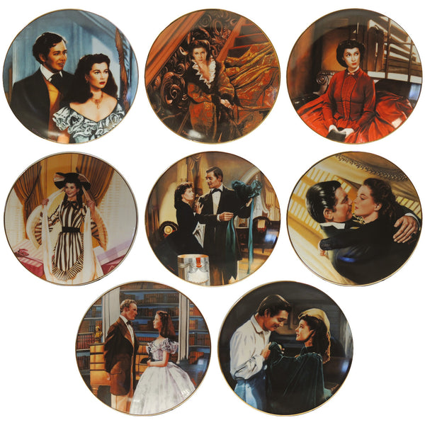 Bradex Collector Plates - Gone with the Wind - Set of 8 CXG0743
