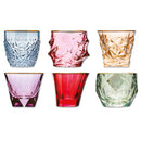 Vetrerie di Empoli Set of 6 Assorted Old Fashion Glasses