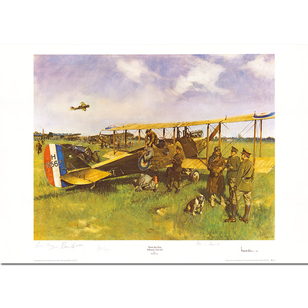 'First Air Post' Folkestone to Koln Print by  Sir Terence Cuneo CXP0073A