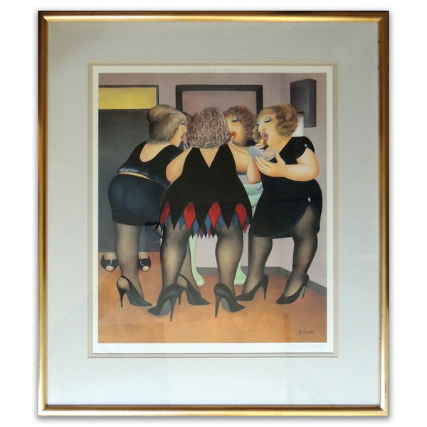 Getting Ready by Beryl Cook signed Print