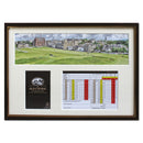 St Andrews Golf Course & Score Card Framed
