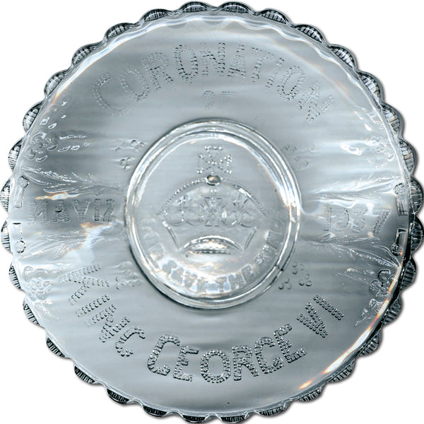 Commemorative Glass Plate - George VI Coronation 1937 CXR0087