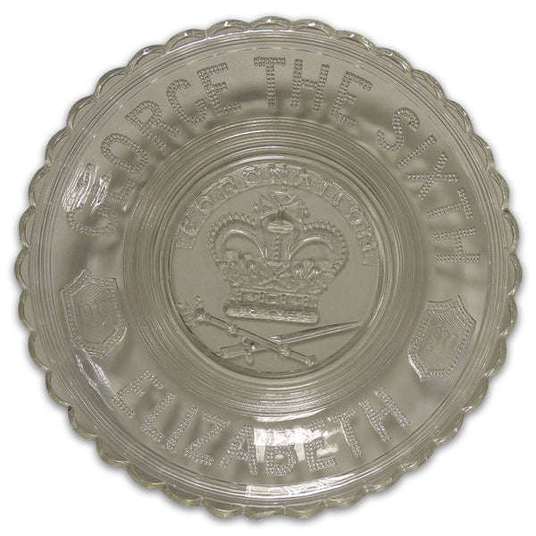Commemorative Glass Bowl - King George VI Coronation 1937 CXR1052