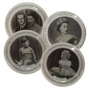 Glass Royalty Trinket Dishes - Set of 4