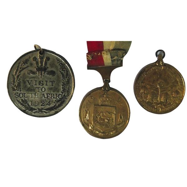 Prince of Wales 1924/5 South Africa Medals x 3 CXR1290