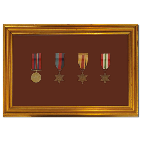 Framed WWII Medal Collection CXW0224