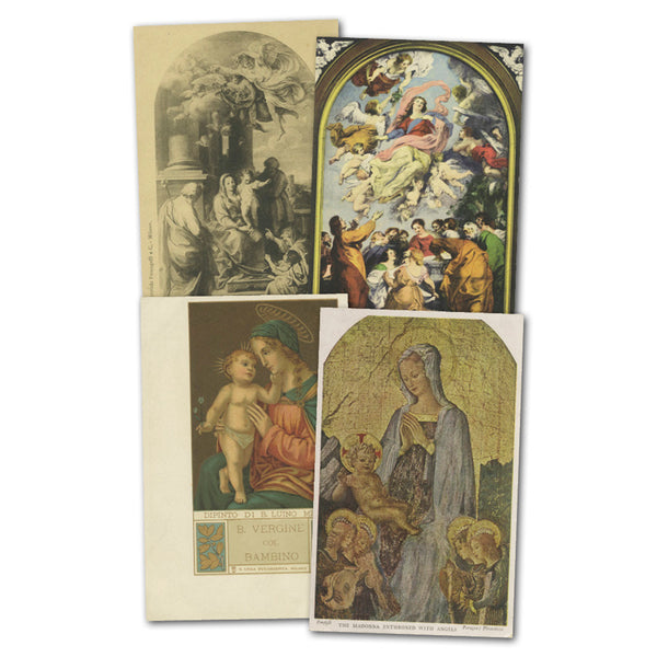 13 Vintage religious themed Postcards CXX0470