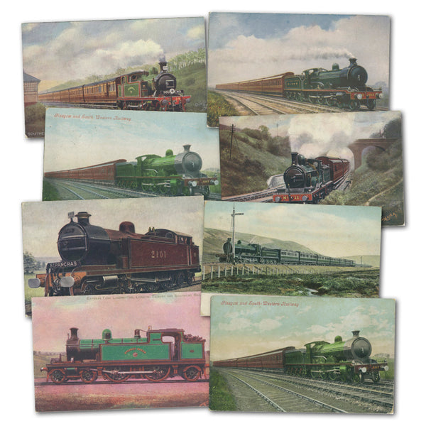 140 British Locomotives Postcards CXX0473