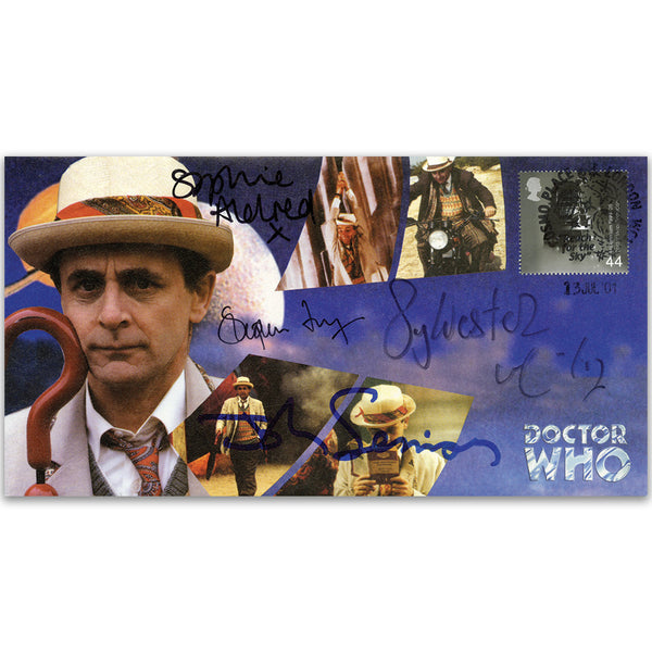 Doctor Who Seventh Doctor - Signed McCoy, Aldred, Fry & Sessions DRWC007SA