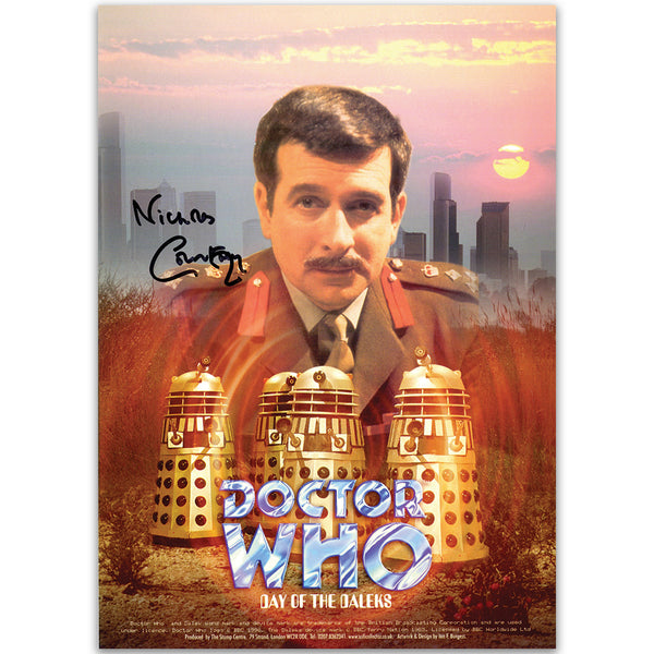 Doctor Who Day of the Daleks Print sign Courtney DRWP008