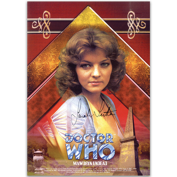 Doctor Who Mawdryn Print sign Sarah Sutton