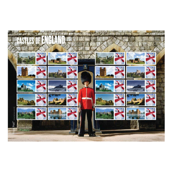 2009 Castles of England Royal Mail Commemorative Sheet