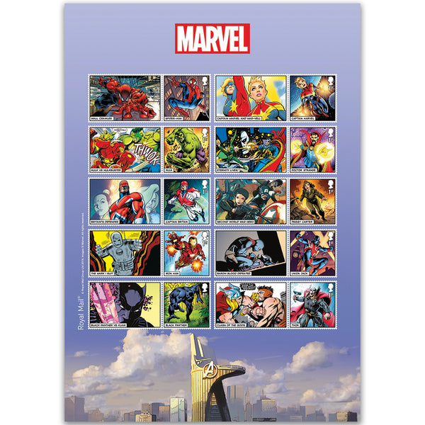 2019 Marvel Collectors Sheet