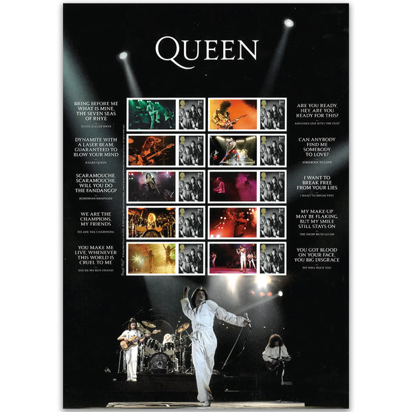 2020 Queen Live Collectors Sheet GBLS118