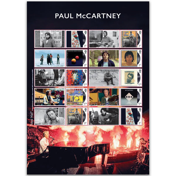 2021 Paul McCartney Collectors Sheet GBLS125