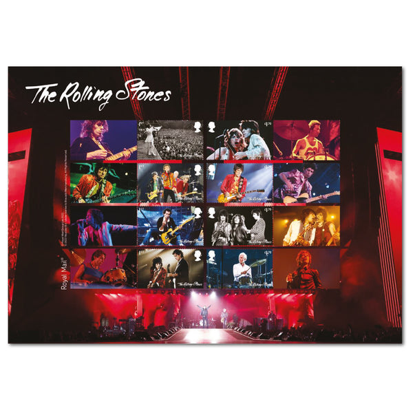 2022 The Rolling Stones Live Performances Collectors Sheet GBLS133