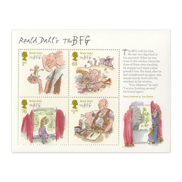 2012 Roald Dahl Miniature Sheet