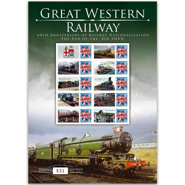 Great Western GB Customised Stamp Sheet GBS0028