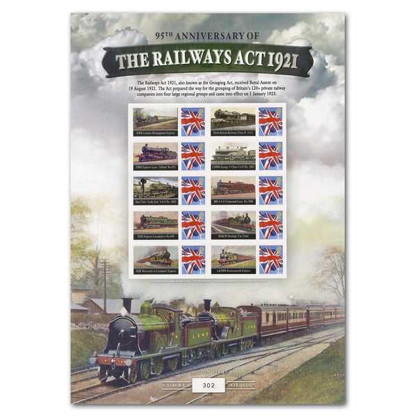 2016 Railway GB Sheet GBS0259