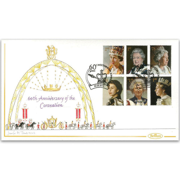 2013 Coronation 60th Anniversary Handpainted Cover - Jennifer M Toombs HP13146