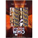 Doctor Who 'The Sixth Doctor' Customised Stamp Sheet - Signed by Colin Baker OFF0531
