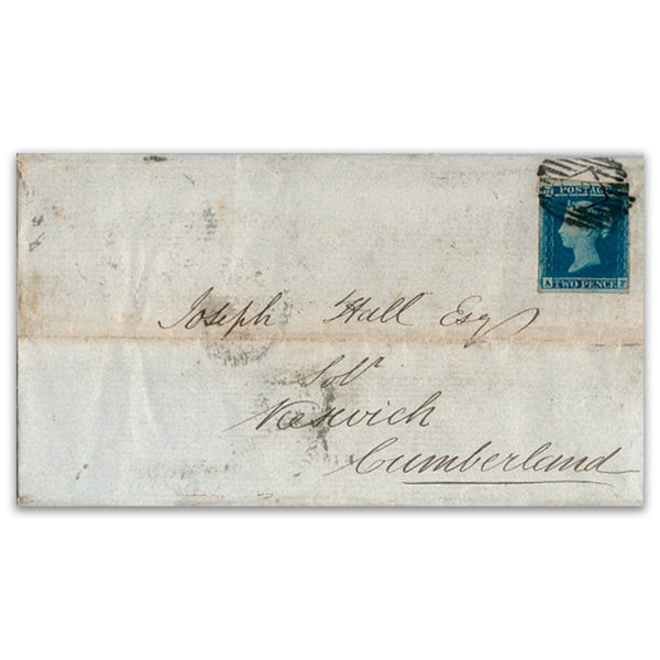 1841 3M 1841 2D BLUE ON COVER
